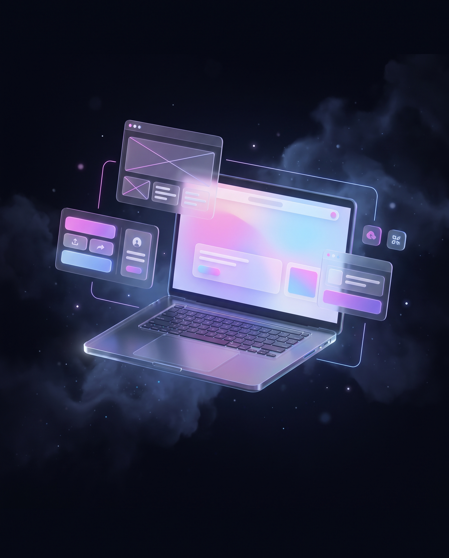 Ilustracja, tworzenie stron internetowych zdalnie